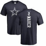 NFL Nike Dallas Cowboys #2 Brett Maher Navy Blue Backer T-Shirt