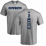 NFL Nike Dallas Cowboys #2 Brett Maher Ash Backer T-Shirt