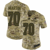 Women's Nike Dallas Cowboys #70 Zack Martin Limited Camo 2018 Salute to Service NFL Jersey