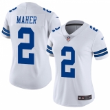 Women's Nike Dallas Cowboys #2 Brett Maher White Vapor Untouchable Limited Player NFL Jersey