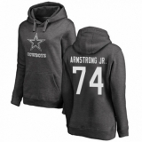 NFL Women's Nike Dallas Cowboys #74 Dorance Armstrong Jr. Ash One Color Pullover Hoodie
