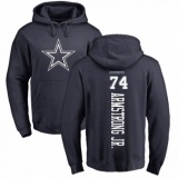 NFL Nike Dallas Cowboys #74 Dorance Armstrong Jr. Navy Blue Backer Pullover Hoodie