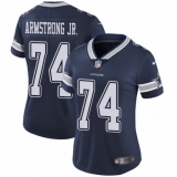 Women's Nike Dallas Cowboys #74 Dorance Armstrong Jr. Navy Blue Team Color Vapor Untouchable Limited Player NFL Jersey