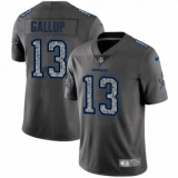 Youth Nike Dallas Cowboys #13 Michael Gallup Gray Static Vapor Untouchable Limited NFL Jersey