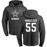 NFL Nike Dallas Cowboys #55 Leighton Vander Esch Ash One Color Pullover Hoodie