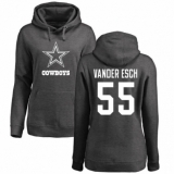 NFL Women's Nike Dallas Cowboys #55 Leighton Vander Esch Ash One Color Pullover Hoodie