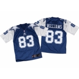 Men's Nike Dallas Cowboys #83 Terrance Williams Elite Navy/White Throwback NFL Jersey