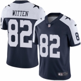 Youth Nike Dallas Cowboys #82 Jason Witten Navy Blue Throwback Alternate Vapor Untouchable Limited Player NFL Jersey