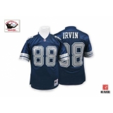 Mitchell And Ness Dallas Cowboys #88 Michael Irvin Authentic Navy Blue Throwback NFL Jersey