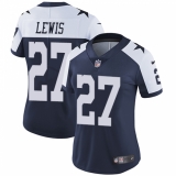 Women's Nike Dallas Cowboys #27 Jourdan Lewis Navy Blue Throwback Alternate Vapor Untouchable Limited Player NFL Jersey
