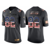 Men's Nike Dallas Cowboys #82 Jason Witten Limited Black USA Flag Salute To Service NFL Jersey