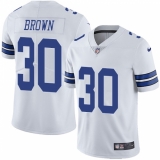 Men's Nike Dallas Cowboys #30 Anthony Brown White Vapor Untouchable Limited Player NFL Jersey
