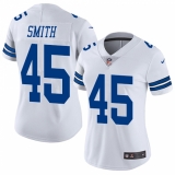 Women's Nike Dallas Cowboys #45 Rod Smith White Vapor Untouchable Limited Player NFL Jersey