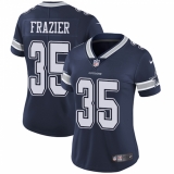 Women's Nike Dallas Cowboys #35 Kavon Frazier Navy Blue Team Color Vapor Untouchable Limited Player NFL Jersey