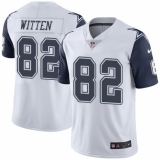 Men's Nike Dallas Cowboys #82 Jason Witten Limited White Rush Vapor Untouchable NFL Jersey