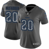 Women's Nike Dallas Cowboys #20 Darren McFadden Gray Static Vapor Untouchable Limited NFL Jersey