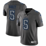 Youth Nike Dallas Cowboys #5 Dan Bailey Gray Static Vapor Untouchable Limited NFL Jersey