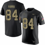 NFL Men's Nike Dallas Cowboys #84 James Hanna Black Camo Salute to Service T-Shirt