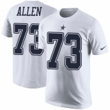 NFL Men's Nike Dallas Cowboys #73 Larry Allen White Rush Pride Name & Number T-Shirt
