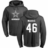 NFL Nike Dallas Cowboys #46 Alfred Morris Ash One Color Pullover Hoodie