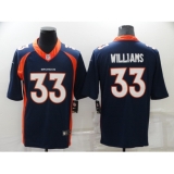 Men's Denver Broncos #33 Javonte Williams Nike Blue Stitched Limited Jersey