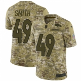 Men's Nike Denver Broncos #49 Dennis Smith Limited Camo 2018 Salute to Service NFL Jersey