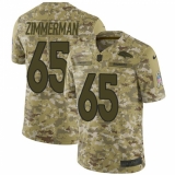Youth Nike Denver Broncos #65 Gary Zimmerman Limited Camo 2018 Salute to Service NFL Jersey