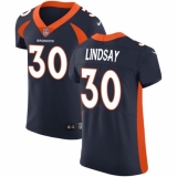 Men's Nike Denver Broncos #30 Phillip Lindsay Navy Blue Alternate Vapor Untouchable Elite Player NFL Jersey