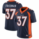 Men's Nike Denver Broncos #37 Royce Freeman Navy Blue Alternate Vapor Untouchable Limited Player NFL Jersey