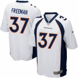 Men's Nike Denver Broncos #37 Royce Freeman Game White NFL Jersey