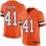 Youth Nike Denver Broncos #41 Isaac Yiadom Limited Orange Rush Vapor Untouchable NFL Jersey
