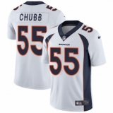 Youth Nike Denver Broncos #55 Bradley Chubb White Vapor Untouchable Limited Player NFL Jersey