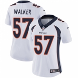 Women's Nike Denver Broncos #57 Demarcus Walker White Vapor Untouchable Limited Player NFL Jersey