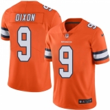 Youth Nike Denver Broncos #9 Riley Dixon Limited Orange Rush Vapor Untouchable NFL Jersey