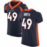 Men's Nike Denver Broncos #49 Dennis Smith Navy Blue Alternate Vapor Untouchable Elite Player NFL Jersey