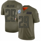 Women's Detroit Lions #29 Rashaan Melvin Limited Camo 2019 Salute to Service Football Jersey