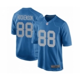 Men's Detroit Lions #88 T.J. Hockenson Game Blue Alternate Football Jersey