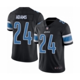Youth Detroit Lions #24 Andrew Adams Limited Black Rush Vapor Untouchable Football Jersey