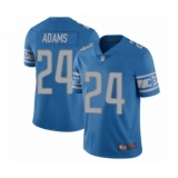 Youth Detroit Lions #24 Andrew Adams Blue Team Color Vapor Untouchable Limited Player Football Jersey