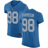 Men's Nike Detroit Lions #98 Damon Harrison Blue Alternate Vapor Untouchable Elite Player NFL Jersey