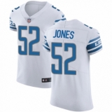 Men's Nike Detroit Lions #52 Christian Jones White Vapor Untouchable Elite Player NFL Jersey