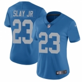 Women's Nike Detroit Lions #23 Darius Slay Limited Blue Alternate Vapor Untouchable NFL Jersey
