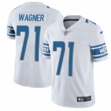 Men's Nike Detroit Lions #71 Ricky Wagner Limited White Vapor Untouchable NFL Jersey