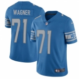 Youth Nike Detroit Lions #71 Ricky Wagner Limited Light Blue Team Color Vapor Untouchable NFL Jersey
