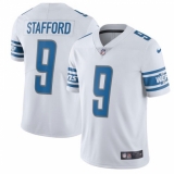 Men's Nike Detroit Lions #9 Matthew Stafford Limited White Vapor Untouchable NFL Jersey