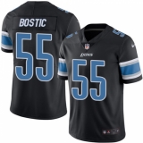 Youth Nike Detroit Lions #55 Jon Bostic Limited Black Rush NFL Jersey