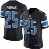 Men's Nike Detroit Lions #25 Theo Riddick Elite Black Rush Vapor Untouchable NFL Jersey