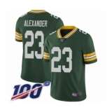 Men's Green Bay Packers #23 Jaire Alexander Green Team Color Vapor Untouchable Limited Player 100th Season Football Jersey