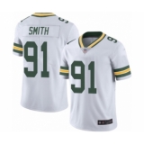 Men's Green Bay Packers #91 Preston Smith White Vapor Untouchable Limited Player Football Jersey