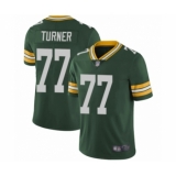 Men's Green Bay Packers #77 Billy Turner Green Team Color Vapor Untouchable Limited Player Football Jersey